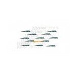 Plumes naturelles paraboliques bleue x12 Plumes naturelles paraboliques bleue x12