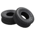 Pneus de brouette 2 pcs 15x6. 00 - 6 4pr caoutchouc