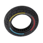 Pneu solide pour trottinette lectrique 10x2. 5, 10 pouces, caoutchouc color, antidrapant, rsistant ...