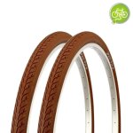 Pneu vlo electrique anti - crevaison marron 700x45c 28  et 29  cyclingcolors vtt