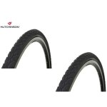 Pneu vlo hutchinson 700x37c pour vtt vtc trekking et route - cyclingcolors - noir - 28 pouces