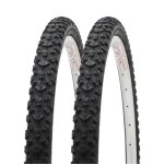 Pneu vélo - mixte - 26 x 1, 95 - nylon - noir - tout terrain Pneu vélo - mixte - 26 x 1, 95 - nylon - noir - tout terrain