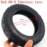 Pneu a vide sans chambre a air 8x2. 00 - 5 roues 8 pouces, pour scooter electrique kugoo s3 s2 s1 c3, ...