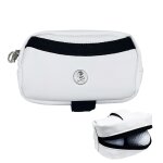 Pochette pour balle de golf en cuir pu, sac de transport pour balle de golf, cr�ne portable, sac pour ...