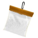 Pochette de golf 4. 7x5. 1 pouces, sac a tee de golf avec clip, transparent, poche suprieure a pression, ...