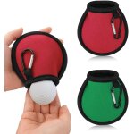 Pochettes de nettoyage de balles de golf, impermable a l'eau sac de golf avec double couche, mini sac ...