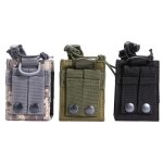 Pochette pour porte - walkie - talkie radio en nylon molle d'ext�rieur, sac de chasse pour magazine en ...