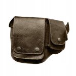 Pochette en pu de randonne pour femmes vintage fanny pack
