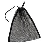 Pochette de sac en filet 600d, 20x24 cm, porte - balle de tennis de table, de golf, noir, 20x24cm