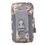 Pochette tactique double couche pour tlphone portable, sac d'extrieur pour tlphone portable, ceinture ...