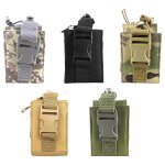 Pochette tactique pour talkie - walkie, 600d, support de sac de taille, poche pour interphone portable, ...