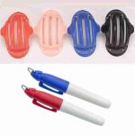 Pochoir de marquage de balle de golf triple piste 3 lignes erc chrome doux odyssey 2 stylos de golf, ...