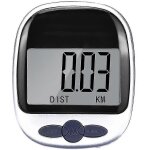 Podomtre de poche, compteur de pas, distance de marche, compteur de calories avec grand ecran lcd