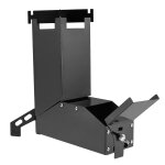 Pole de barbecue portable pliable en acier inoxydable, rchaud a bois lger pour camping pique nique ...