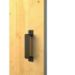 Poign�e de porte de traction en acier au carbone, pour jardin, garage, hangar, grange, placard, cuisine, ...