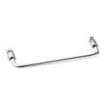 Poign�e en acier inoxydable pour trappe de bateau, 195mm, poign�e polie pour rv / yacht