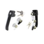 Poign�e arri�re avec serrure - deux barillets avants avec cl�s - renault express pick - up 1. 9 d 07 ...