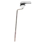 Poignée de chasse d'eau argentée elégante pour leviers de chasse d'eau a montage latéral - abs durable, ... Poignée de chasse d'eau argentée elégante pour leviers de chasse d'eau a montage latéral - abs durable, ...