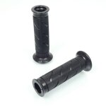 Poign�e g�n�rique ypr tena noir Ø22 / 25mm embout ouvert pour moto route neuf