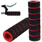 Poignes de guidon de vlo, poigne de vlo antidrapante pour scooter cruiser fauteuil roulant ponge ...