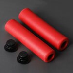 Poignes de guidon de vlo en silicone souple, housse en eponge pour vlo de route vtt extrieur, support ...