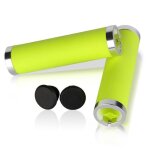 Poignées de guidon de vélo vtt en caoutchouc mousse, embouts de barre, verrouillage sur poignées pour ... Poignées de guidon de vélo vtt en caoutchouc mousse, embouts de barre, verrouillage sur poignées pour ...