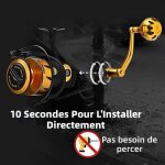 Poignee puissance moulinet peche penn spinfisher installation rapide confortable