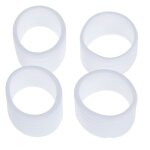 Poigne de raquette de tennis extensible, anneau en caoutchouc, bande de surgrips, 4 pices - type white ...