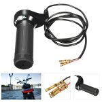 Poignée de vitesse de torsion pour trottinette electrique, accessoire de guidon de 24 / 36 / 48 v, avec ... Poignée de vitesse de torsion pour trottinette electrique, accessoire de guidon de 24 / 36 / 48 v, avec ...