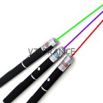 Pointeur stylo laser haute puissance 5mw, couleur: vert + rouge + violet