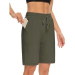 Polki - short d't pour femme - bermuda dcontract - short de sport court en coton - pantalon de jogging ...