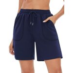 Polki - short sport femme bas de survêtement court respirant pantalon court femme eté doux avec poches ... Polki - short sport femme bas de survêtement court respirant pantalon court femme eté doux avec poches ...