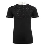 Polo de concours equitation enfant br equitation dudley 12 ans mixte noir