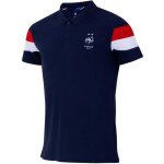 L - polo - fff - collection officielle - coton jersey 160 gr - logo brod� - manches courtes