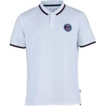 S - polo - paris saint germain - collection officielle - blanc - manches courtes - 100% coton