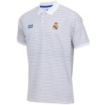 S - polo - real madrid - collection officielle - blanc - manches courtes - 100% coton