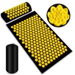 Polymères d'acupression pour massage, shakti, yoga, acupuncture - type black cloth yellow Polymères d'acupression pour massage, shakti, yoga, acupuncture - type black cloth yellow