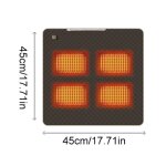 Polymres chauffants usb pliables, matelas de camping, temprature chaude, matelas de tente, hiver - ...