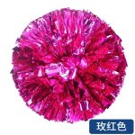Pom - pom girl pour femmes et filles, accessoires de danse, couleur rose et blanc or argent rouge vert ...