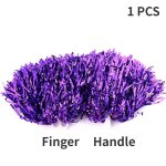 Pom - pom girl avec poigne pour femmes et filles, accessoires de danse a la main, couleur jaune, rose, ...