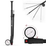 Pompe a air haute pression pour v�lo, pliable, pour fourche, suspension arri�re, avec manom�tre, pour ...