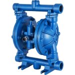 Pompe a double membrane pneumatique - duoku - entre et sortie 1 / 2  - corps en fonte - 3 gpm - max ...