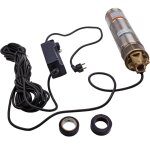 Pompe a eau immerge pour puits profond ou forage 2600 l / h 750w acier inoxydable