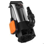 Pompe submersible pour eaux us�es - duoku - 710 w - acier inoxydable - d�bit de 20 000 l / h - hauteur ...