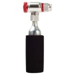 Pompe a vlo avec cartouche en co2, valve compatible presta et schrader, gonfler de pneu adaptateur en ...