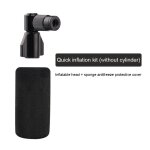 Pompe a v�lo gonflable a bouton co2, outil portable universel, a bouche am�ricaine et fran�aise