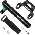 Pompe a vlo mini pompe en aluminium 110psi pompe a air haute pression s'adapte aux valves presta et ...