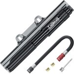 Pompe a vlo mini pompe haute pression 260psi petite pompe a main pour valve presta schrader dunlop, ...