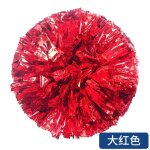 Pompons de pom - pom girl colors pour enfants, accessoires de danse, noir et bleu, or, argent, rouge, ...