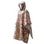 Poncho de camouflage en nylon lger 2019 t, impermable a capuche, long manteau de chasse et de camping, ...